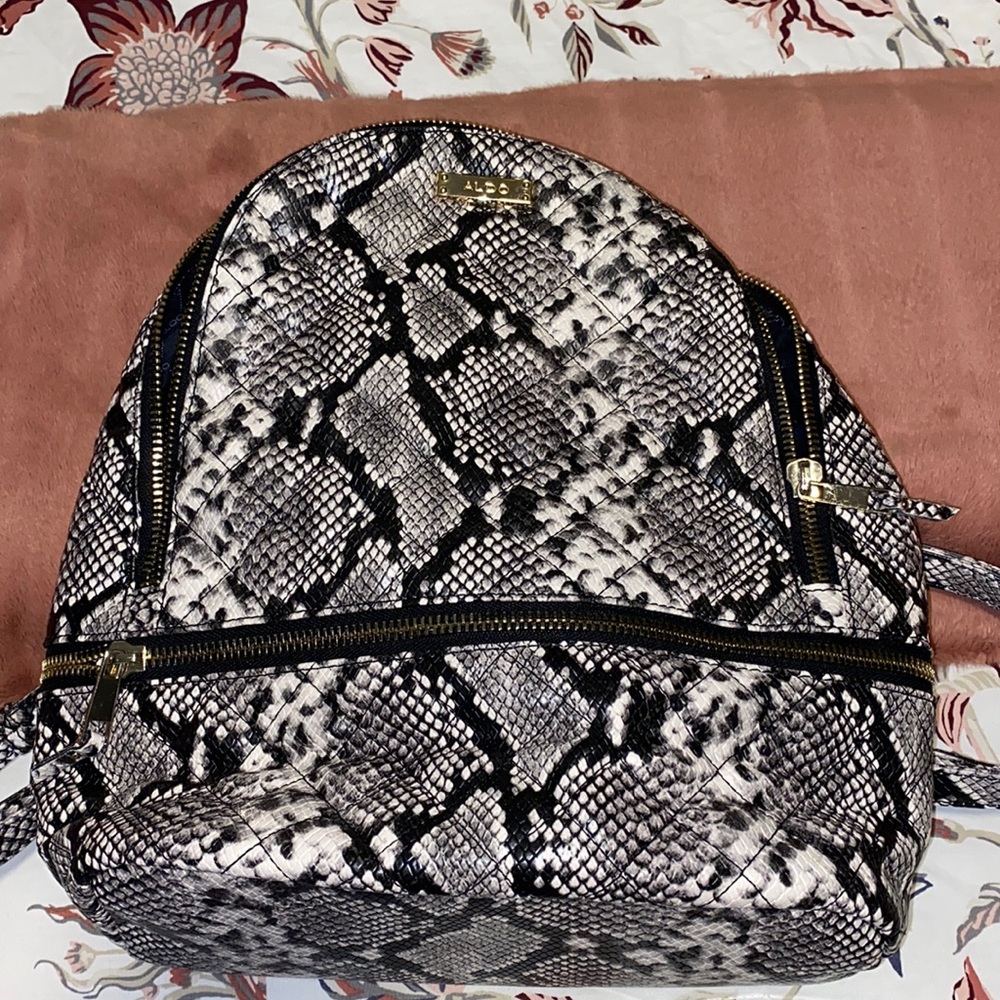 Snakeskin Aldo Backpack